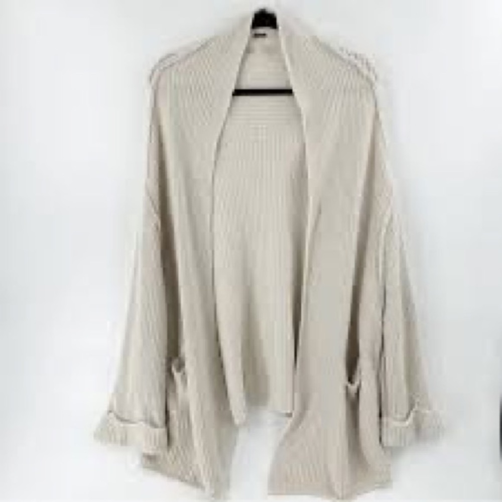 Free People Cream Women's oversized Sweater